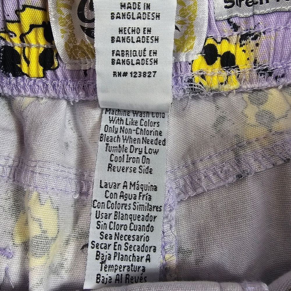 Fresh Prints of Bel Air Purple Stretch Twill Smiley Face Shorts Men's Size M - Picture 6 of 10